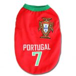 Dog T-Shirt, Dogs Football Jersey Brazil No. 10