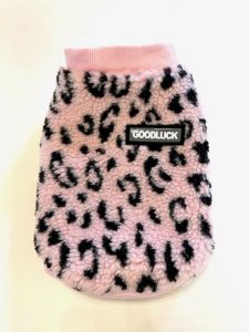Soft Teddy Vest | Rosa Leopard | Sizes: S-XXL