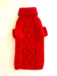 Cable Knit Red | Size: XL