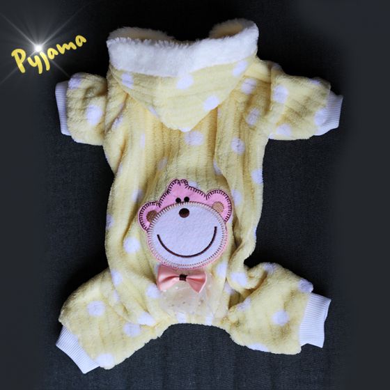teddy bear material pyjamas